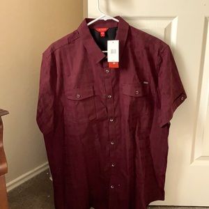 Guess Men’s XL Maestro 2 pocket Dobby button down